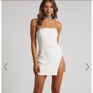 Corset White Mini Dress from Showpo